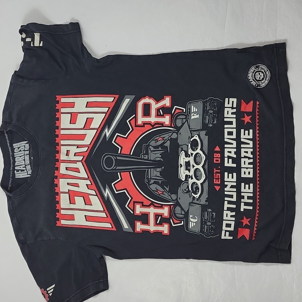 Headrush Fortune Favours The Brave Tshirt Size Small